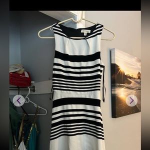 Women's black and white xs cocktail dress
